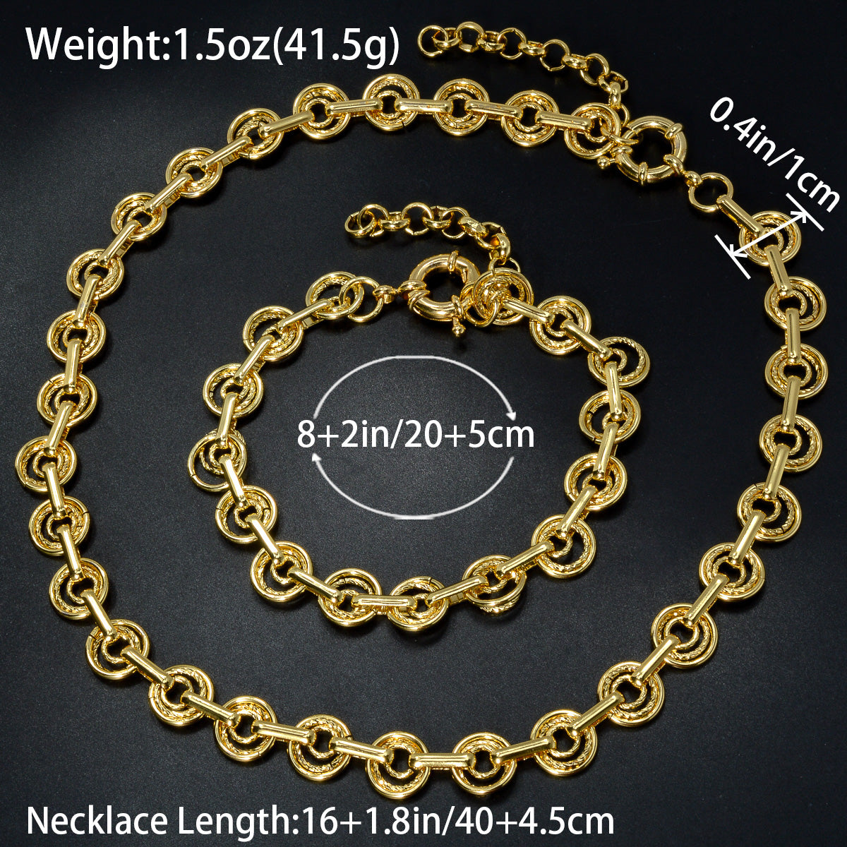 Custom Luxury Jewellery 18k Gold Plated Bridal Wedding Necklace Bracelet Jewelry Sets Women