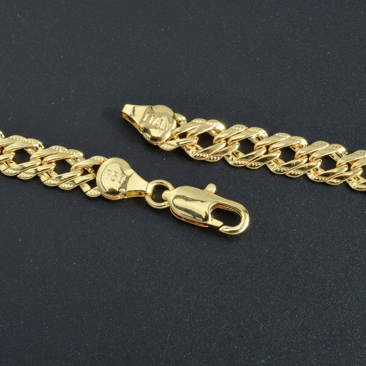 Zeadear jewelry Italy 750 18k gold plated chain necklace wholesale jewelry making