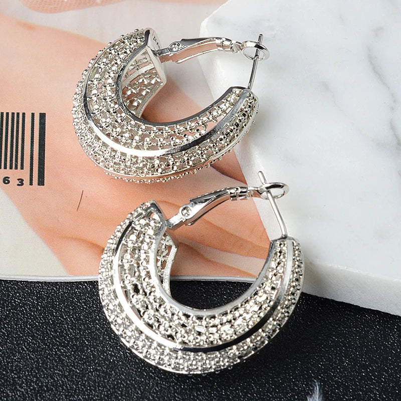 ZeaDear Jewelry High Quality Big Copper Hoop Earrings Fashion Statement Wedding Party Jewellery Anniversary Gift Wholesale