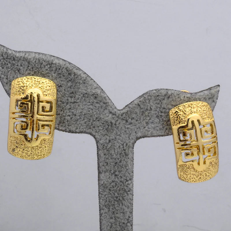 Fashion Women Jewelry Set Saudi 18K Gold Plated Wholesales Cheap Bridal African Jewelry Set