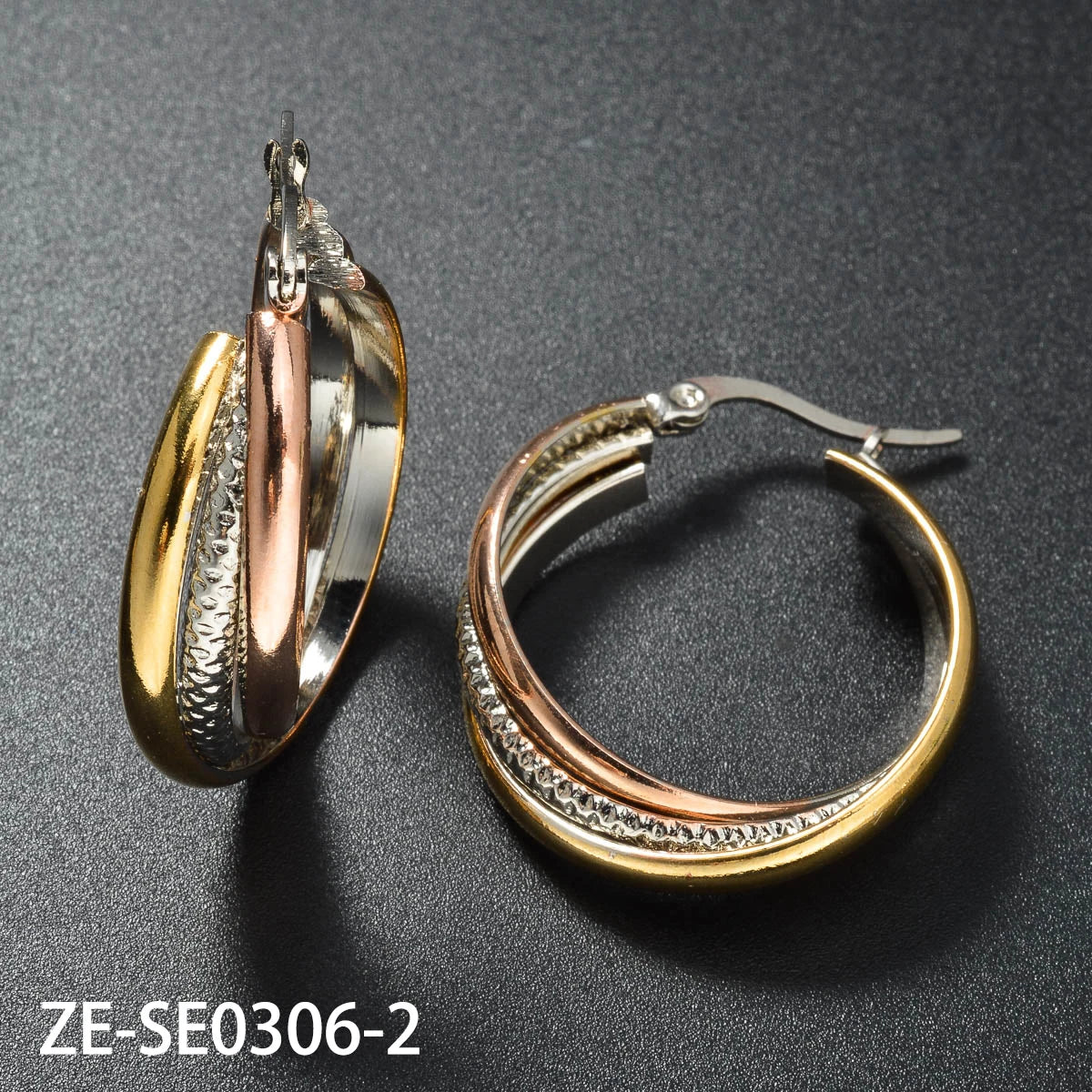 ZEADear Punk Jewelry Hoop Earrings High Quality Stainless Steel Chic Earring Women Girl Gift