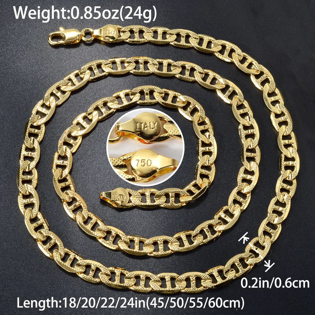 Fashion Italian 750 Copper Luxury Gold Plated Links Dubai Chain Woven Necklace Men Female Jewelry Hip Hop gift