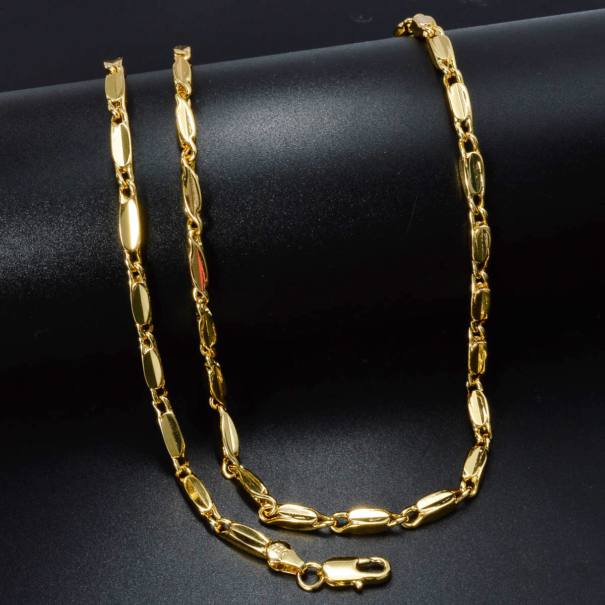 Custom Luxury Jewellery 18k Gold Plated Necklace Bracelet Jewelry Sets Women