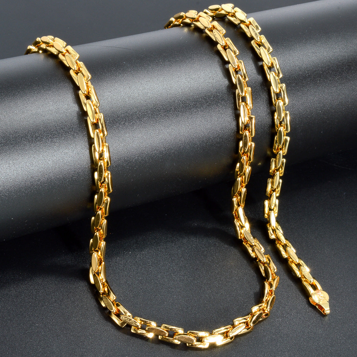 Custom Luxury Jewellery 18k Gold Plated Bridal Wedding Chain Necklace Bracelet Jewelry Sets Women