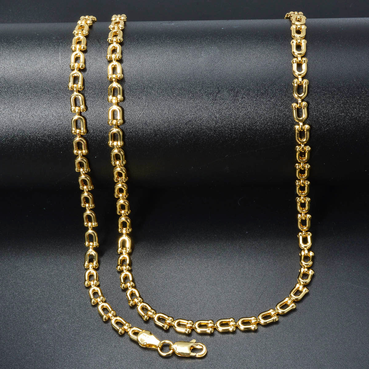 Custom Dubai Luxury Jewelry 18k Gold Plated  Necklace Bracelet Jewelry Sets Women