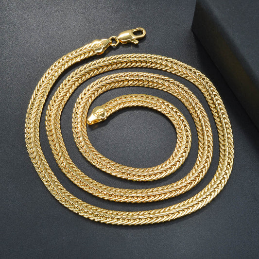 Italian 750 14k gold plated Chain Necklace (copy)