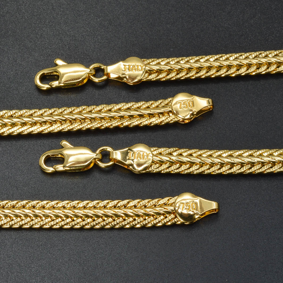 Italian 750 14k gold plated Chain Necklace