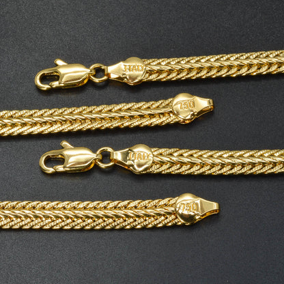 Italian 750 14k gold plated Chain Necklace