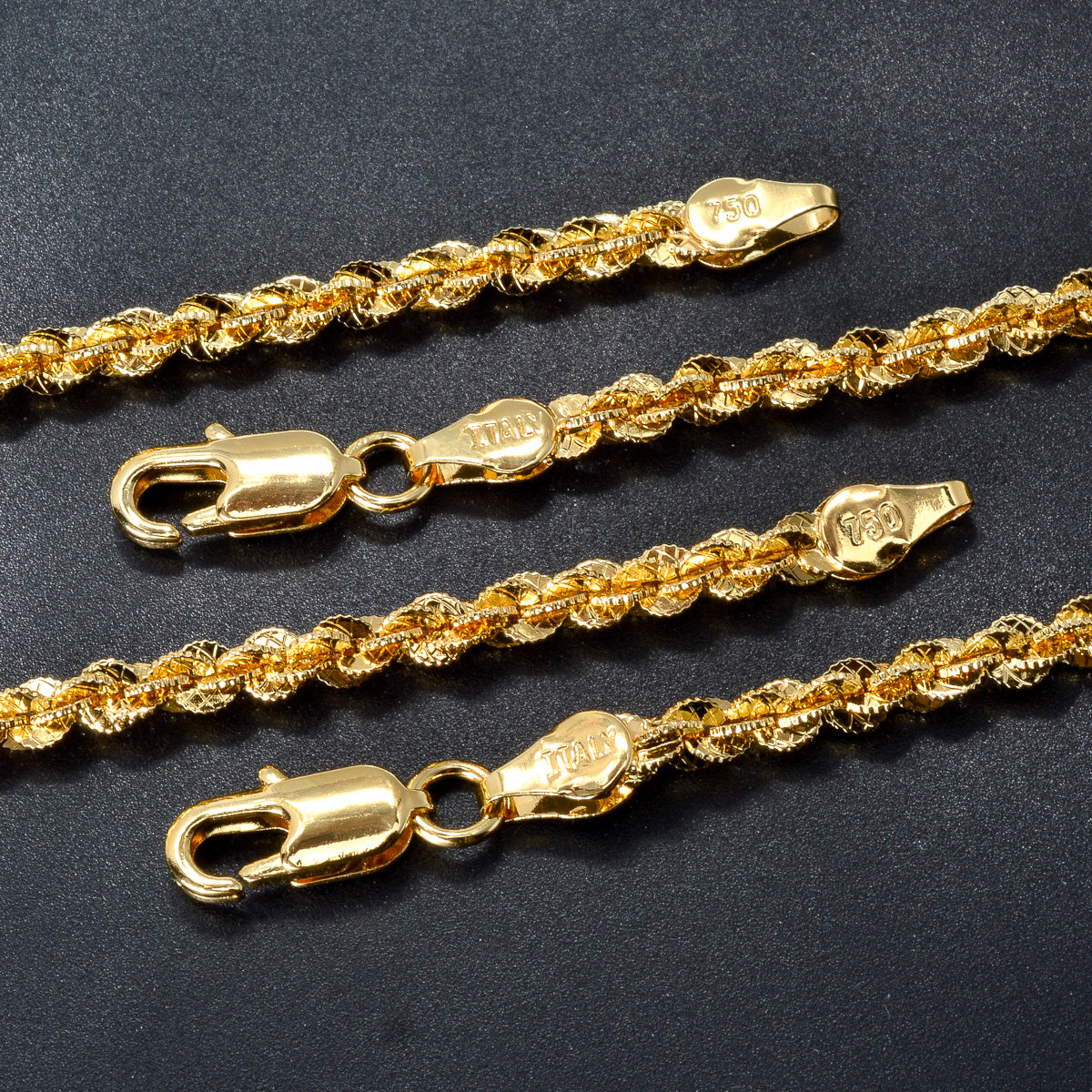 Italian 750 14k gold plated Chain Necklace