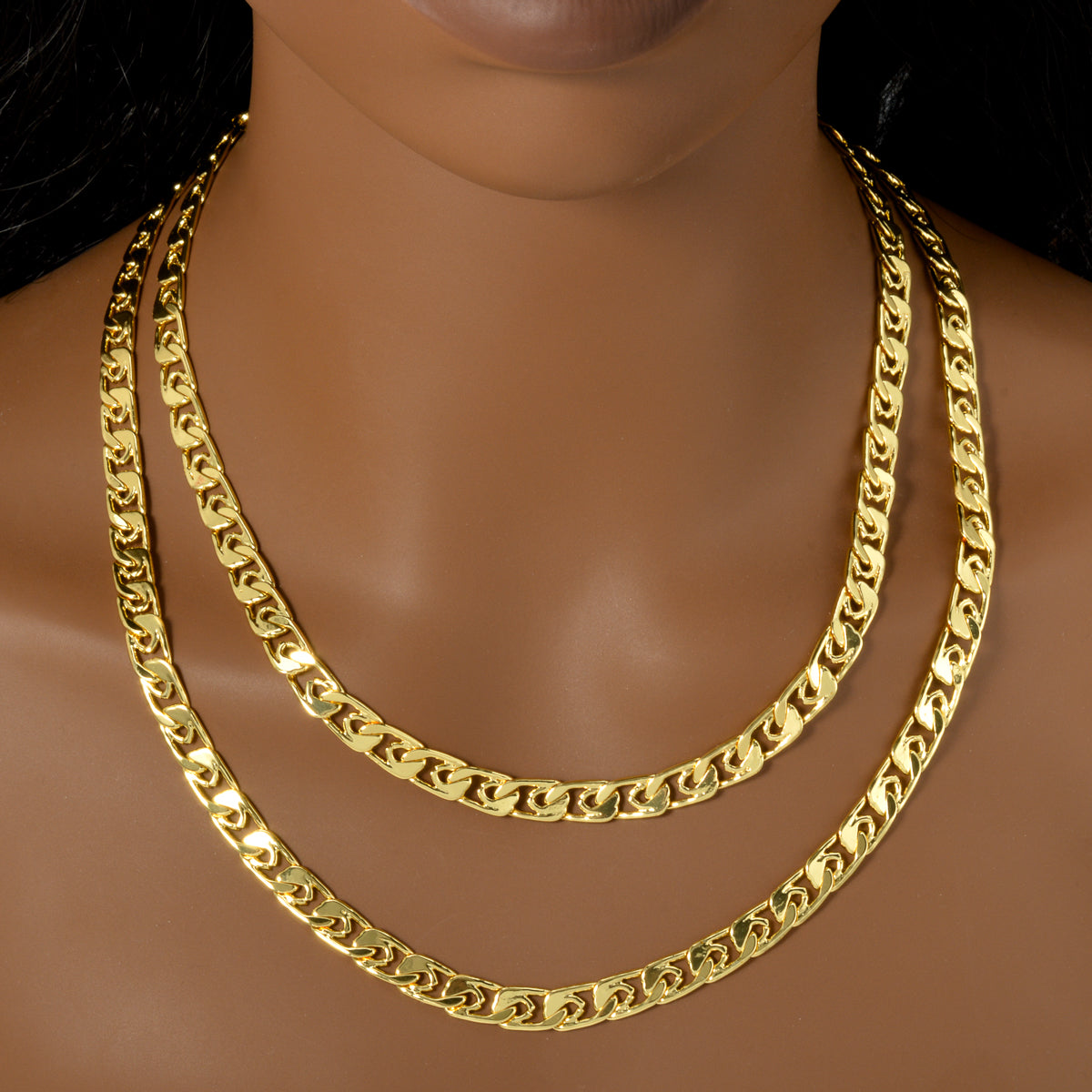 luxury jewelry Italian 750 14k gold plated Chain Necklace