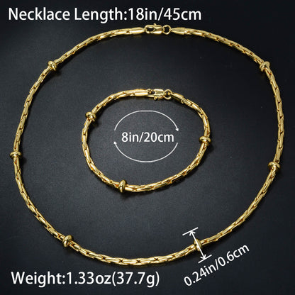 Custom Luxury Jewellery 18k Gold Plated Bridal Wedding Necklace Bracelet Jewelry Sets Women