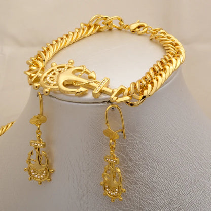 Women Brazilian Gold Wholesale Designer Weeding Bridal Virgin Mary Valentines Day Wedding Jewellery Jewelry Sets