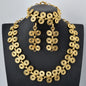 Custom Wholesale Jewellery Fashion Dubai Gold Plated Luxury Bridal Wedding Jewelry Sets Women
