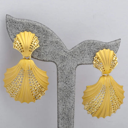 Quality Promotional 14K Gold Dubai Jewelry Set Rhinestone Necklace And Earrings Jewellery Sets