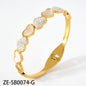 Wholesale Custom 18k Gold Plated Stainless Steel Bijoux Acier Inoxydable bracelets for woman