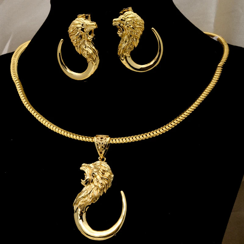 Fashion Jewelry 2021 Jewelry Sets For Women Necklace Earrings Pendant Twisted Circles For Party Daily Anniversary