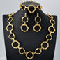 Custom Wholesale Jewellery Fashion Dubai Gold Plated Luxury Bridal Wedding Jewelry Sets Women