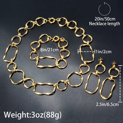 Custom Wholesale Jewellery Fashion Dubai Gold Plated Luxury Bridal Wedding Jewelry Sets Women