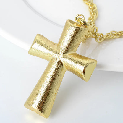 ZEADear Jewelry Fashion Necklace Pendant New Brush Copper Latin Cross For Man 60CM Chain High Quality Daily Wear Gift Party