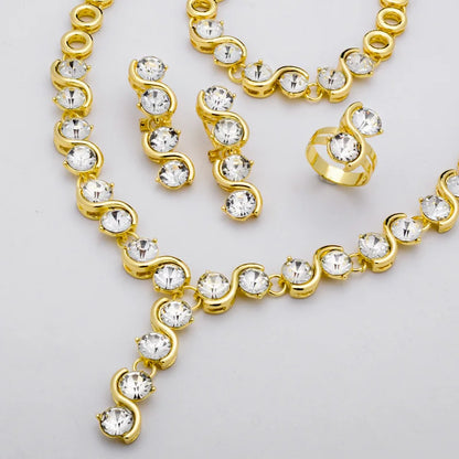 Zeadear jewelry gold bridal jewelry set fashion 2021 jewellery dubai women bracelets heavy sets jewelry sets