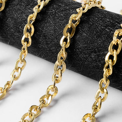 ZEADear Jewelry Fashion Necklace Link Chain Gold Plated One Half Dozen Hot Sale Women High Quality  Anniversary Daily Wear Gift