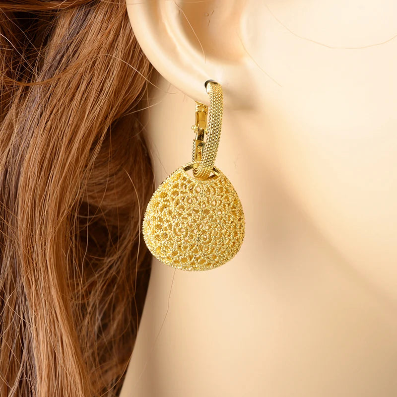 2021 Fashion New Copper Jewelry For Women Earrings High Quality Classic Romantic For Wedding Party Anniversary