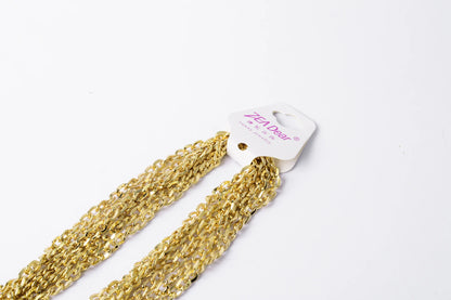 ZEADear Jewelry Fashion Necklace Link Chain Gold Plated One Half Dozen Hot Sale Women High Quality  Anniversary Daily Wear Gift