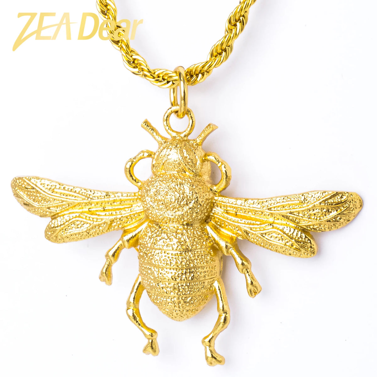 ZEADear Jewelry Fashion Necklace/Collar Bee Pendant Copper Hollow Animal Cute Style For Women Man High Quality Classic Gift