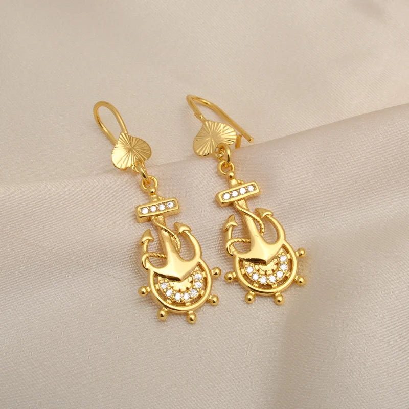 Women Brazilian Gold Wholesale Designer Weeding Bridal Virgin Mary Valentines Day Wedding Jewellery Jewelry Sets