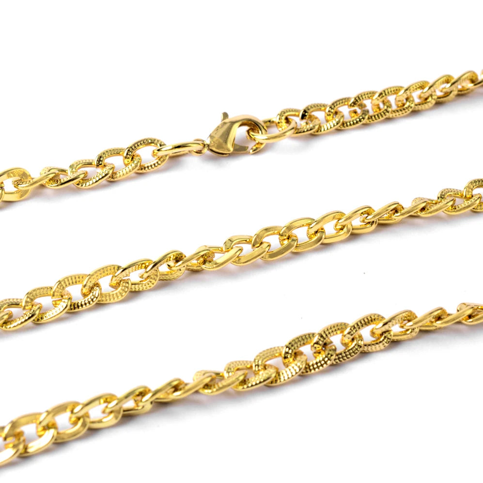 ZEADear Jewelry Fashion Necklace Link Chain Gold Plated One Half Dozen Hot Sale Women High Quality  Anniversary Daily Wear Gift
