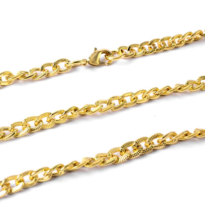 ZEADear Jewelry Fashion Necklace Link Chain Gold Plated One Half Dozen Hot Sale Women High Quality  Anniversary Daily Wear Gift