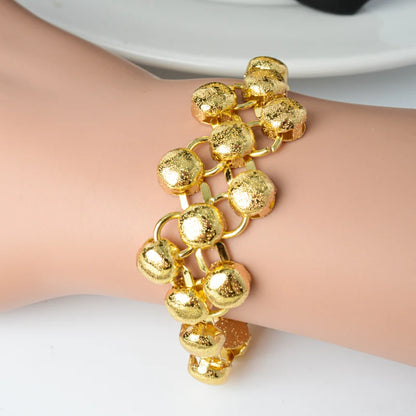 Nigerian high quality copper Women wedding party designer jewelry famous brands set