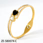 Wholesale Custom 18k Gold Plated Stainless Steel Bijoux Acier Inoxydable bracelets for woman