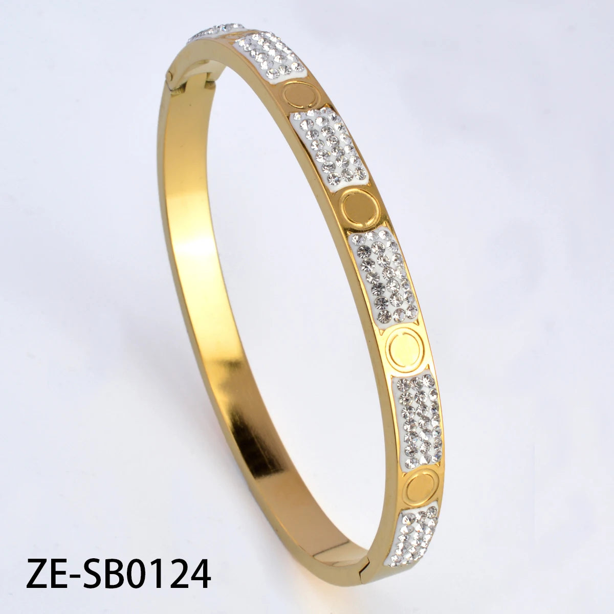 Wholesale Fashion Four Leaf Clover Butterfly Tree Of Life Stainless steel 18k Gold Plated Bracelet Femme
