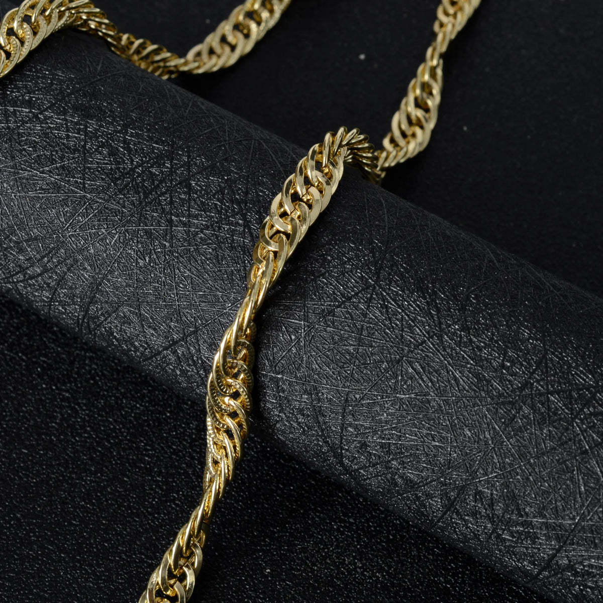 ZEADear Jewelry Fashion New 45cm Necklace Chains Gold Plated High Quality For Women Man Classic Trendy For Daily Wear Gift