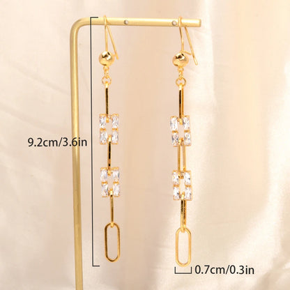 Punk Jewelry Gold Color Brass Chunky big Hoop Earrings For Women fashion earrings trend 2022