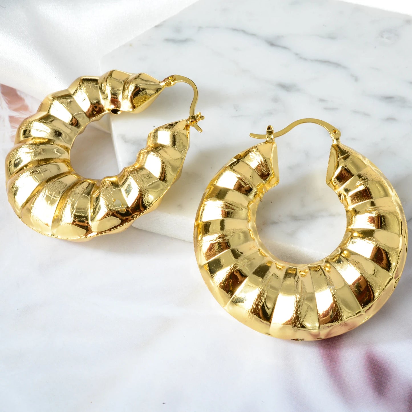 Fashion Classic Jewelry for African Earrings Fashion party earrings for romantic hip-hop trends gold plated hoops