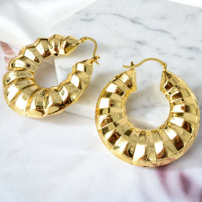 Fashion Classic Jewelry for African Earrings Fashion party earrings for romantic hip-hop trends gold plated hoops