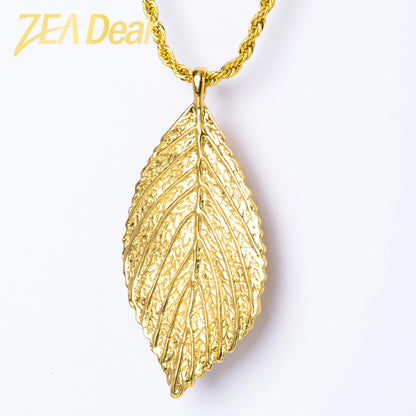 ZEADear Jewelry Fashion Necklace/Collar Leaf Pendant Copper Hollow Animal Cute Style For Women Man High Quality Classic Gift