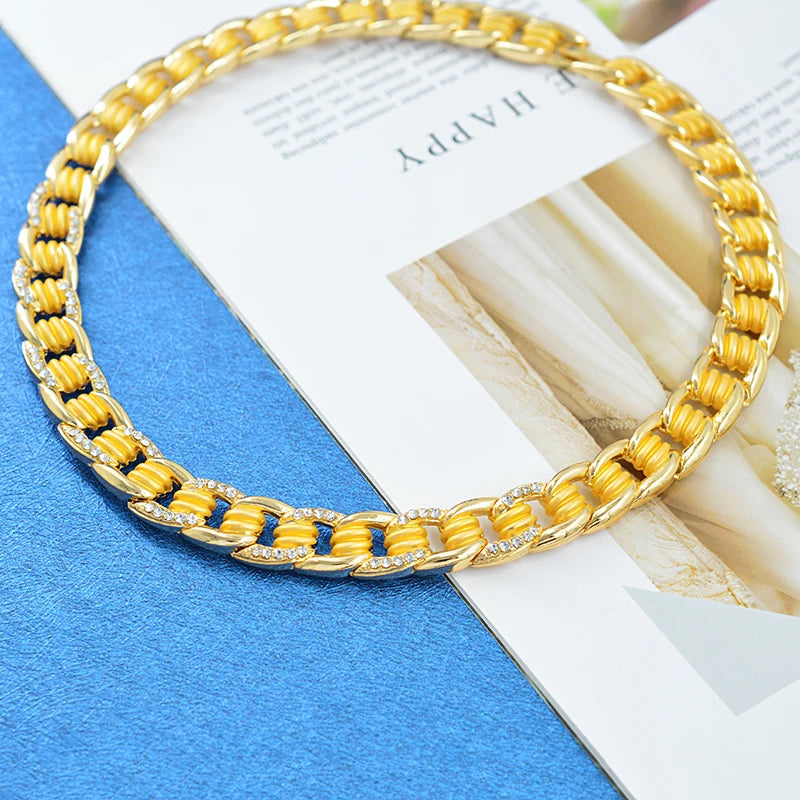 Women Wedding Party Accessories for Women Colours Italian Gold Plated Jewelry Sets Italian High Quality Copper Opp Bag Flower