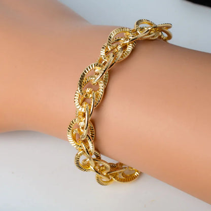 Bridal jewelry set luxury bracelet necklace and earrings for women party