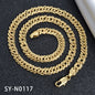 Zeadear jewelry Italy 750 18k gold plated chain necklace wholesale jewelry making