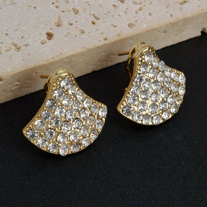 Luxury jewelry high quality 18K Gold Plated Zircon Necklace Earrings Ring Bracelet jewelry sets for women