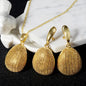 Fashion Jewelry 2021 Jewelry Sets For Women Necklace Earrings Pendant Twisted Circles For Party Daily Anniversary