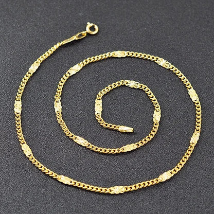 ZEA Dear Jewelry Bohemia Jewelry Link Chain Necklace For Women High Quality Copper Jewelry For Engagement Dubai Jewelry Findings
