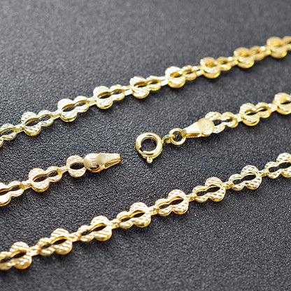 ZEADear Jewelry High Quality New 18K Gold Color Cuban Link Chain Hot Sale Necklace For Women Men Party Anniversary Jewelry