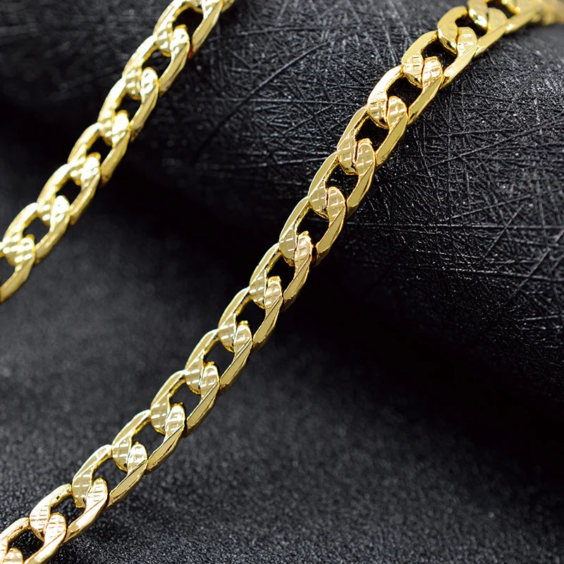 ZEA Dear Jewelry Link Chain Statement Necklace For Women Copper Jewelry For Engagement Geometric Necklace Dubai Jewelry Findings