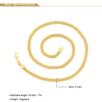 ZEA Dear Jewelry Classic Jewelry Snake Chain Necklace For Women Fashion Necklace For Wedding Jewelry Findings Hot Selling Chain