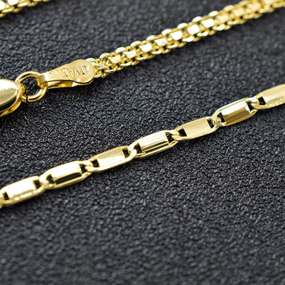 ZEA Dear Jewelry Bohemia Jewelry Link Chain Necklace Geometric Necklace For Women Copper Jewelry For Engagement Jewelry Findings
