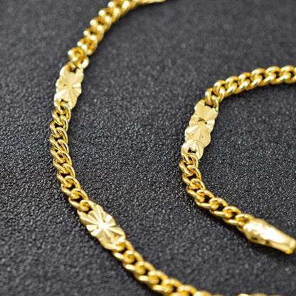 ZEA Dear Jewelry Bohemia Jewelry Link Chain Necklace For Women High Quality Copper Jewelry For Engagement Dubai Jewelry Findings